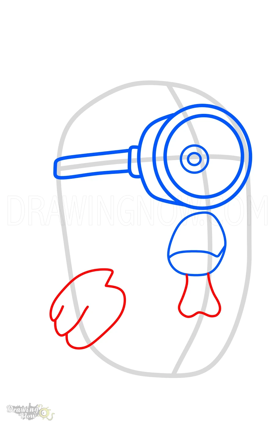 How to Draw Minions 2 Chicken Stuart Step 7