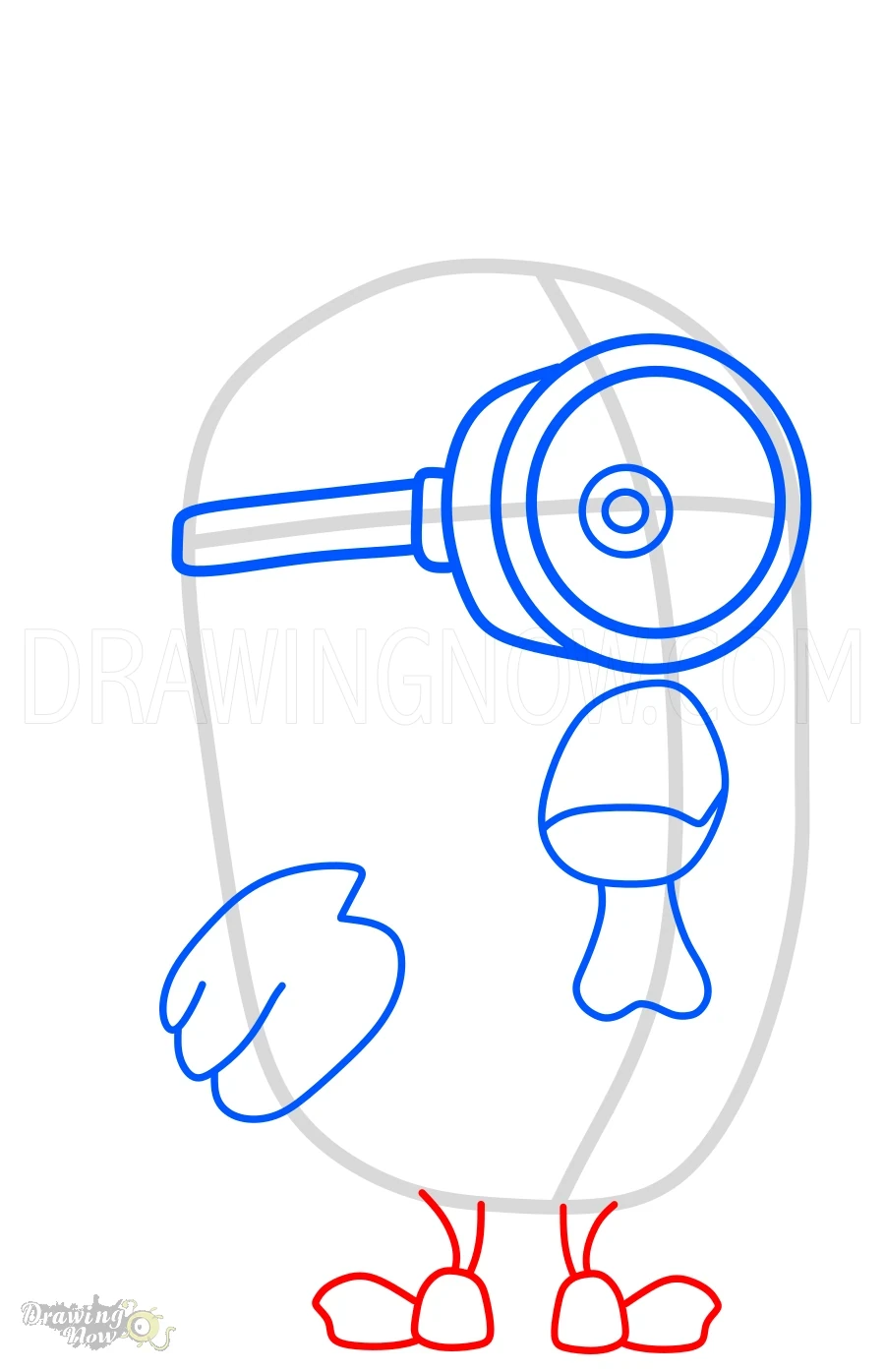 How to Draw Minions 2 Chicken Stuart Step 8