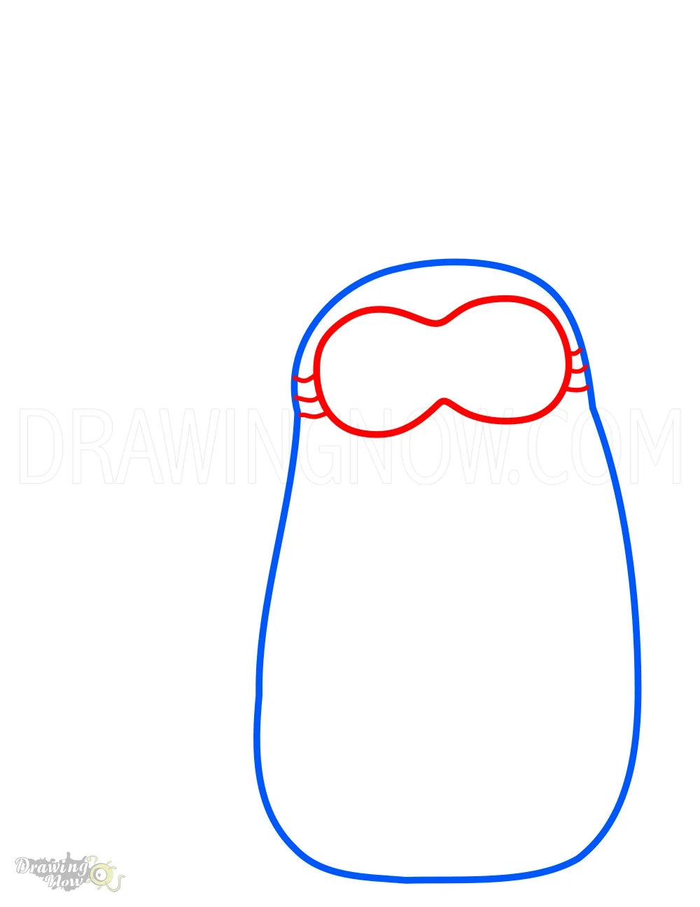 How to Draw Minions 2 Rabbit Kevin Step 2