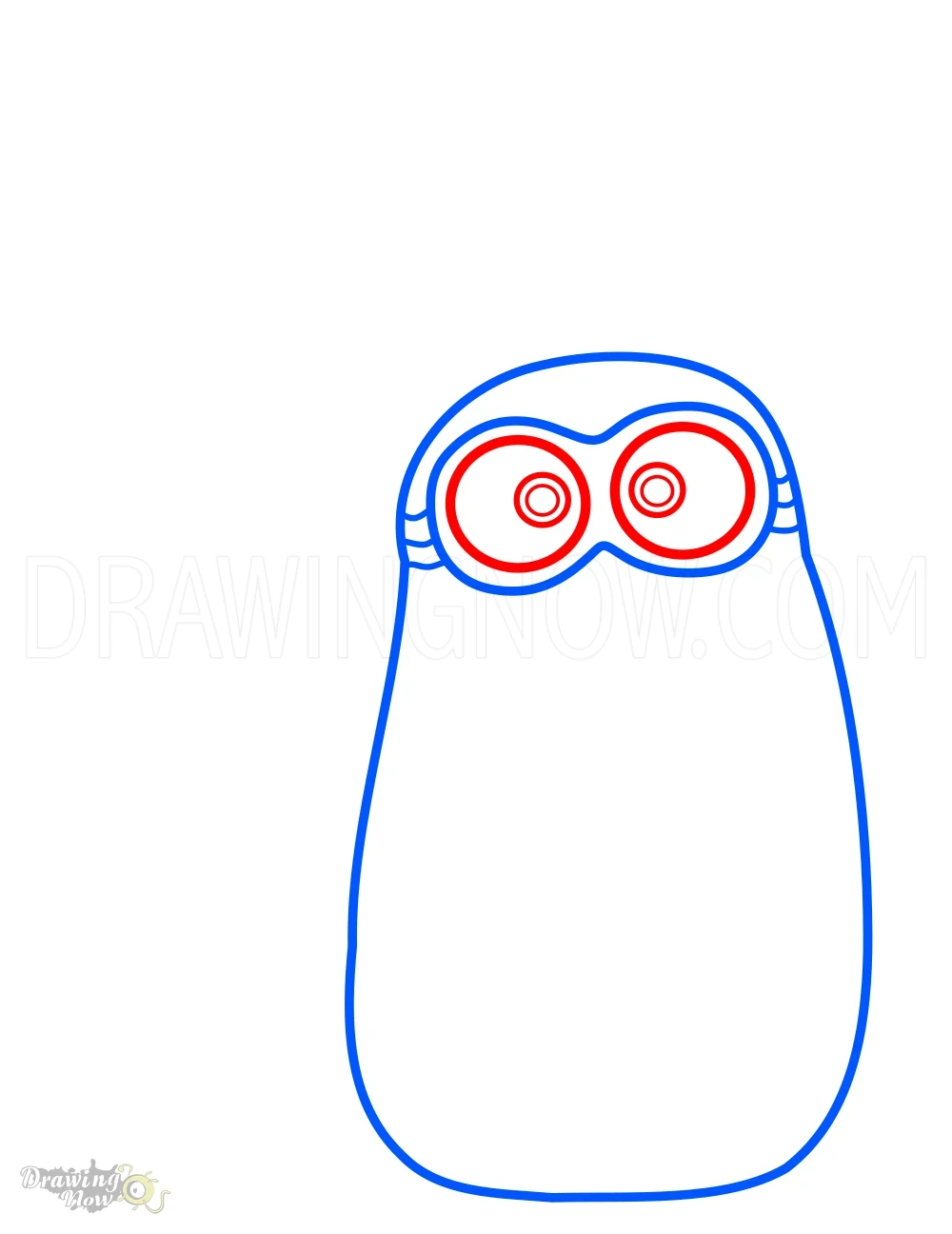 How to Draw Minions 2 Rabbit Kevin Step 3