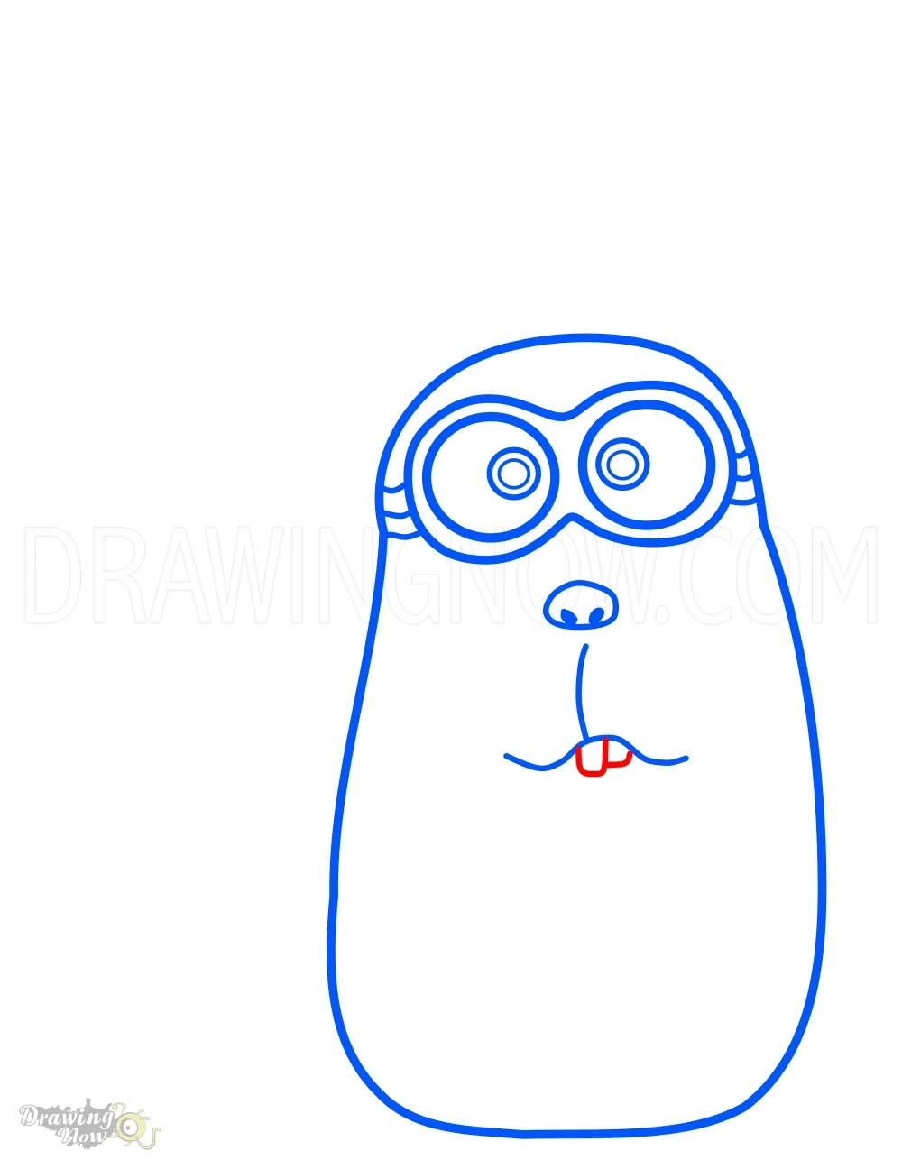 How to Draw Minions 2 Rabbit Kevin Step 6