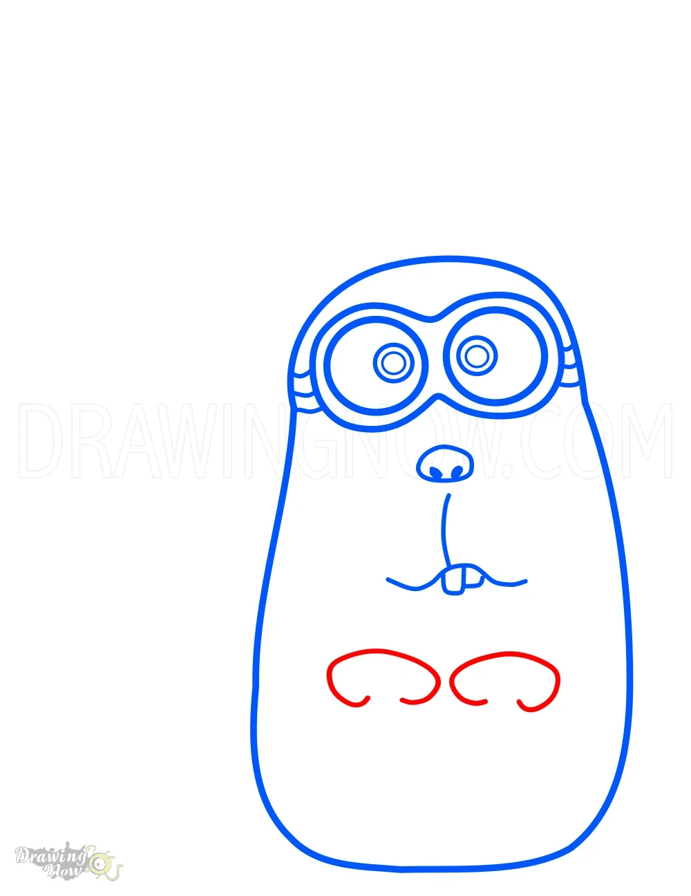 How to Draw Minions 2 Rabbit Kevin Step 7 1