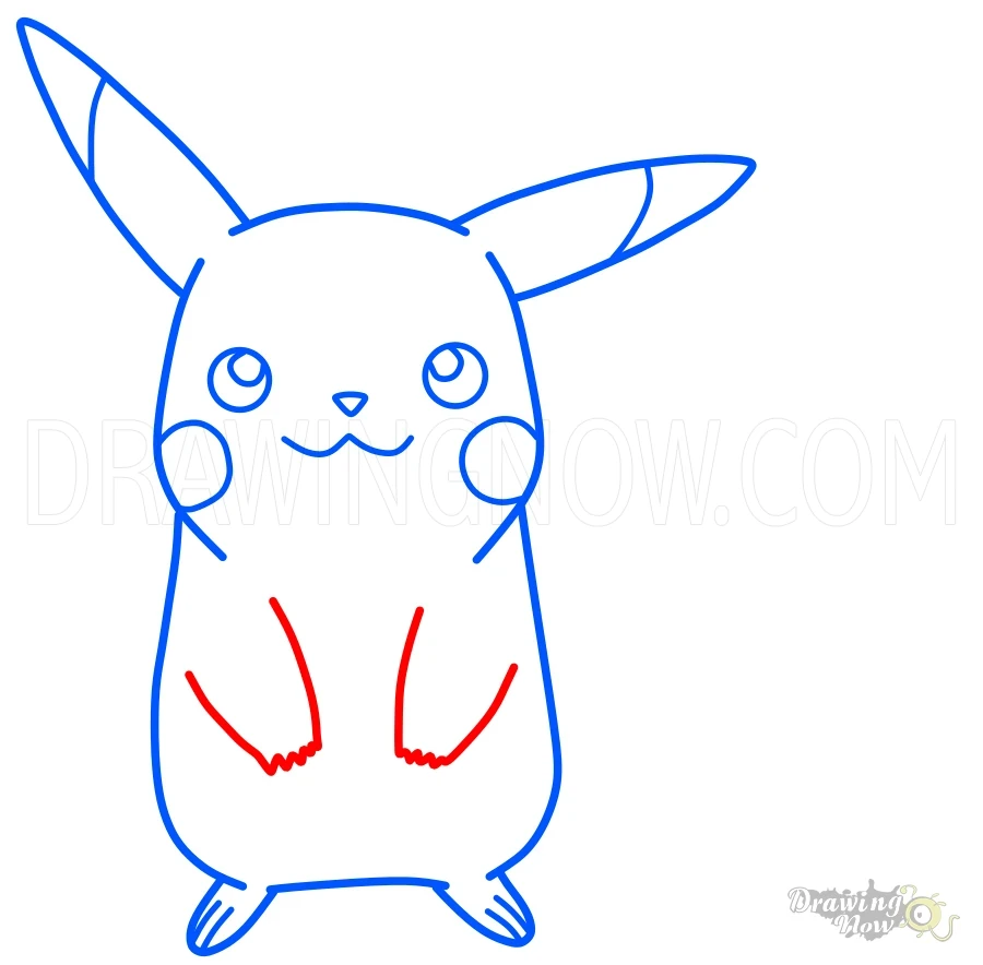 How to Draw Pikachu Hands