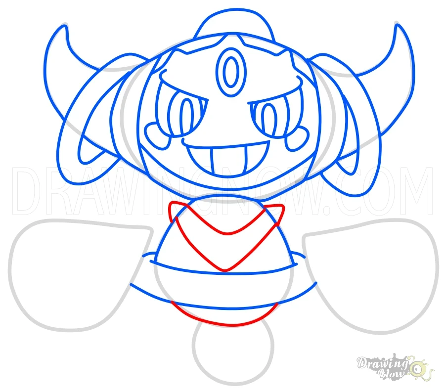 How to Draw Pokemon Hoopa Chest