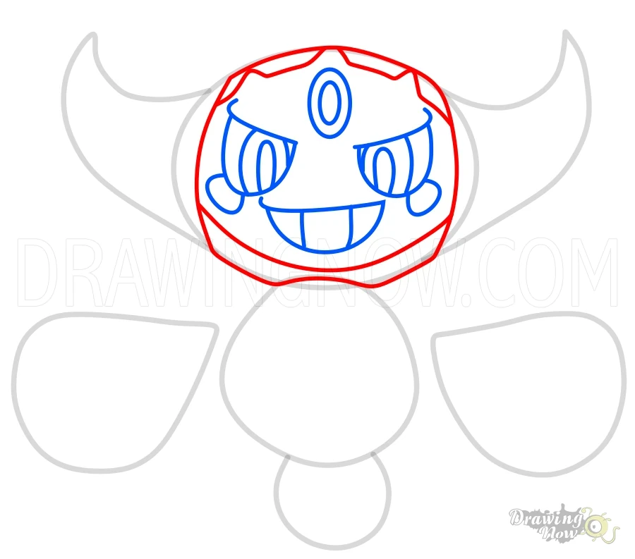 How to Draw Pokemon Hoopa Face
