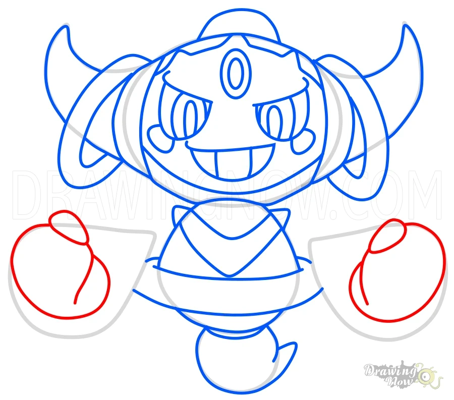 How to Draw Pokemon Hoopa Hands