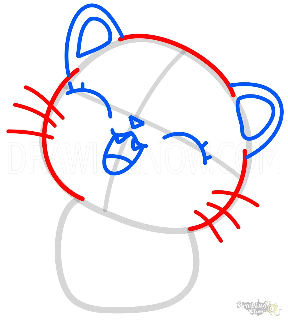 How to Draw a Chibi Cat Step 6
