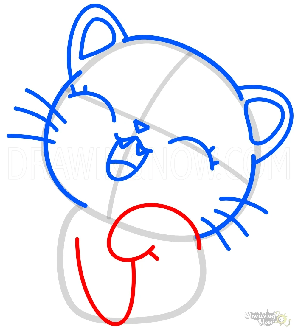 How to Draw a Chibi Cat Step 7
