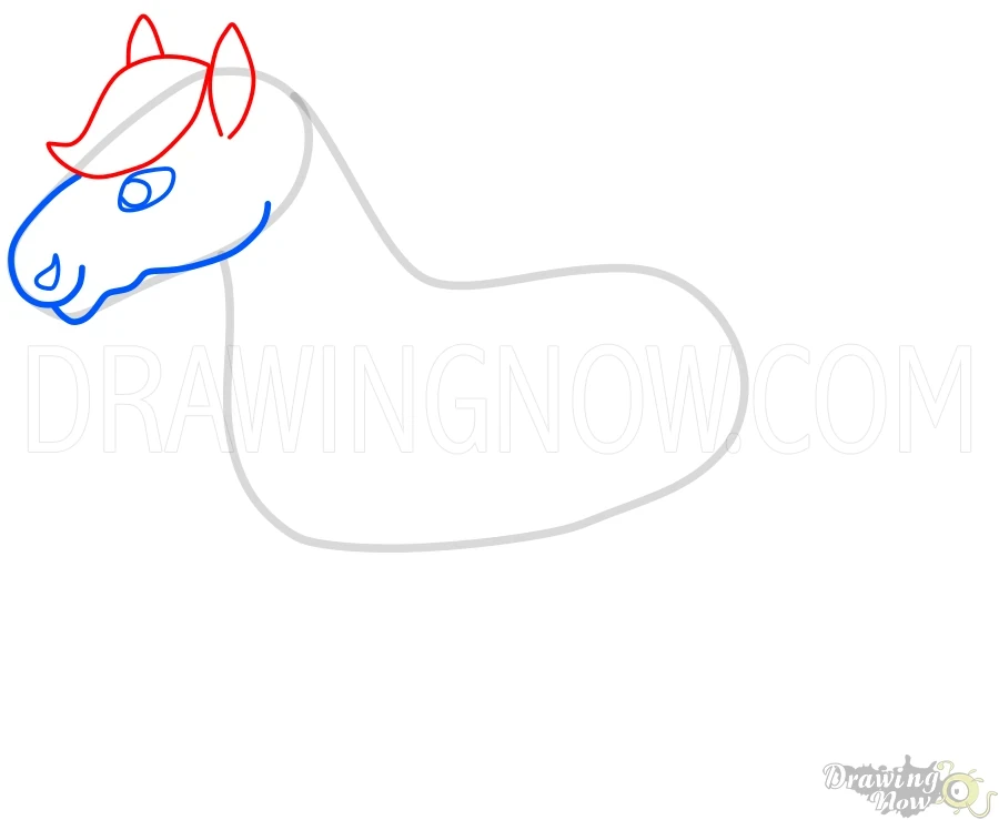 How to Draw a Horse Ears