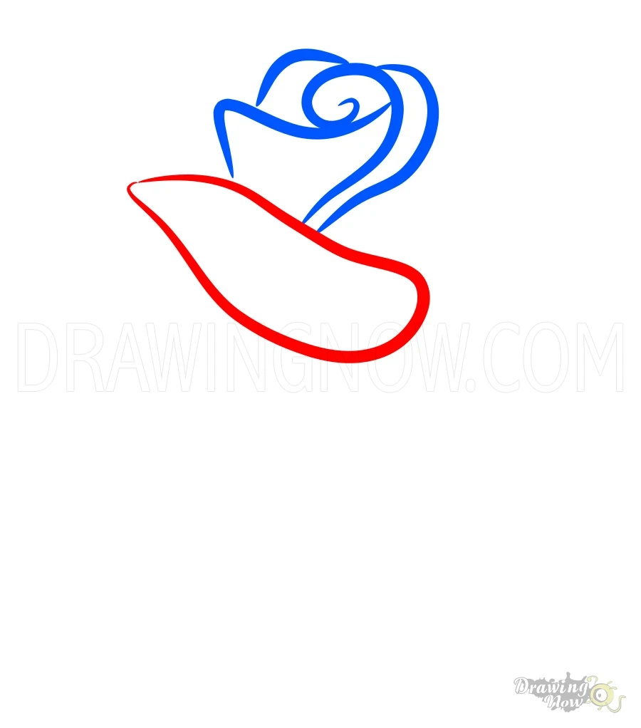 How to Draw a Rose Step 4